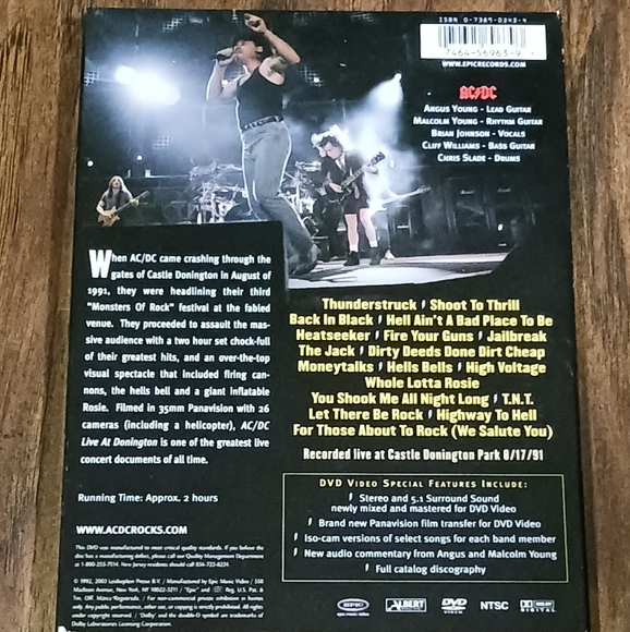 AC/DC Live at Donington on DVD - Picture 2 of 2